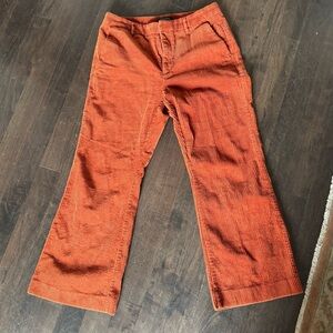 Banana Republic Rust Corduroy Pants